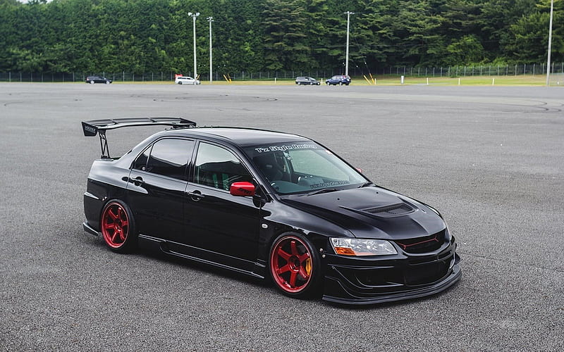 HD-wallpaper-mitsubishi-lancer-evolution-jmd-tuning-supercars-black-mitsubishi